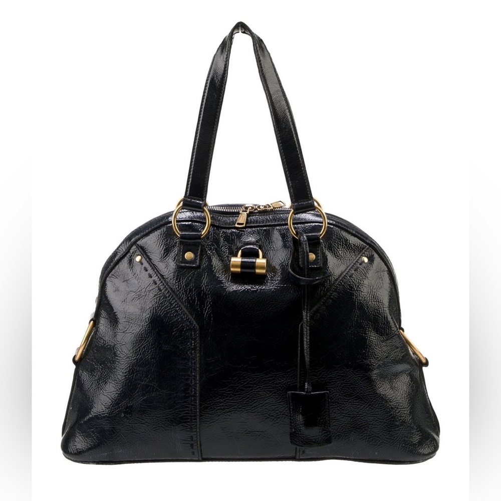 YSL Vintage Patent Leather Muse Bag